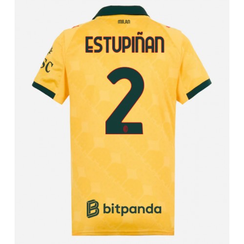 AC Milan Pervis Estupinan #2 Replik 3rd trikot Damen 2025-26 Kurzarm AC Milan Pervis Estupinan #2 Replik 3rd trikot Damen 2025-26 Kurzarm